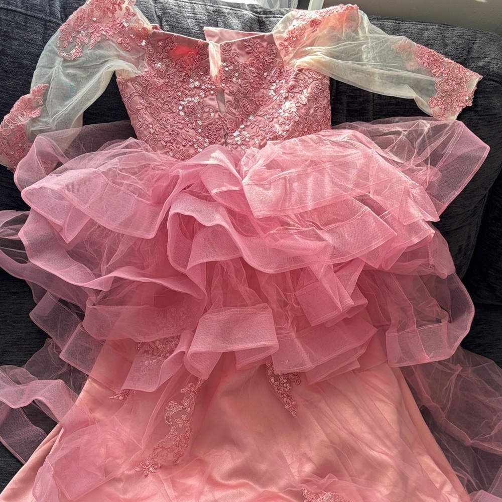 Pink Lace Princess Costume
